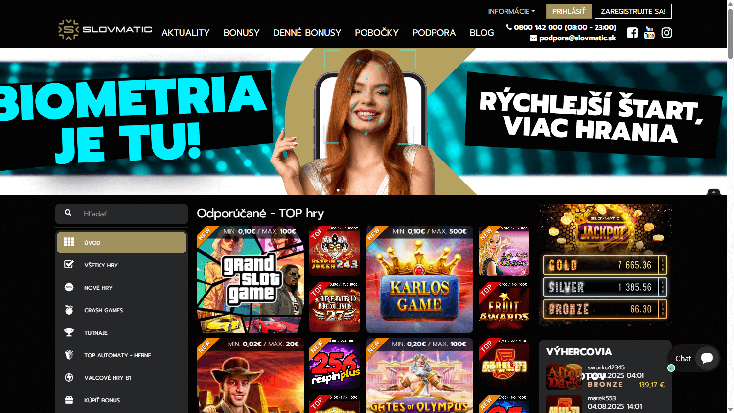 slovmatic_casino_homepage_desktop