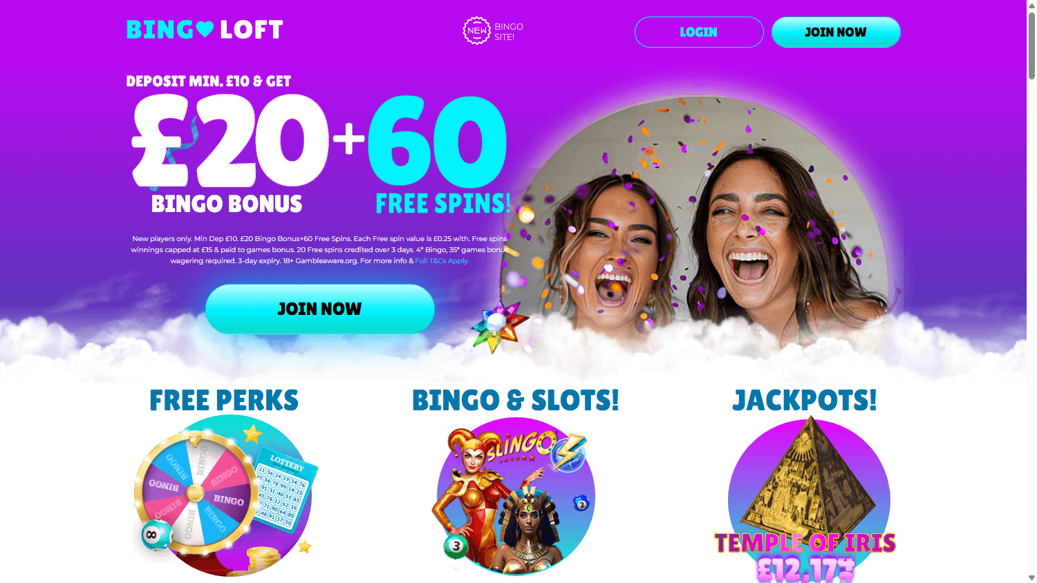 bingo_loft_casino_homepage_desktop
