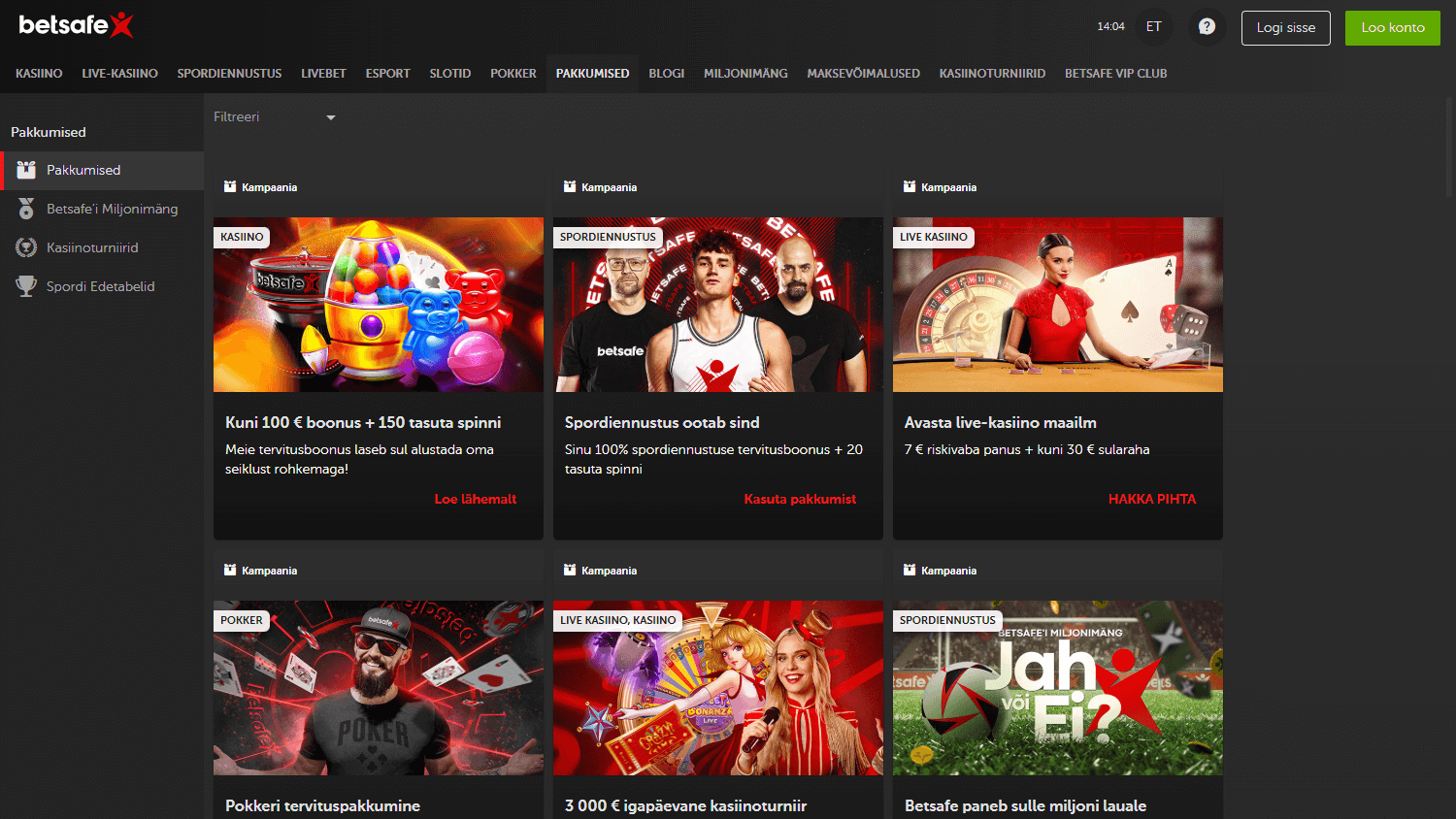 betsafe_casino_ee_promotions_desktop