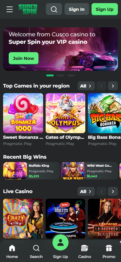 super_spin_casino_homepage_mobile