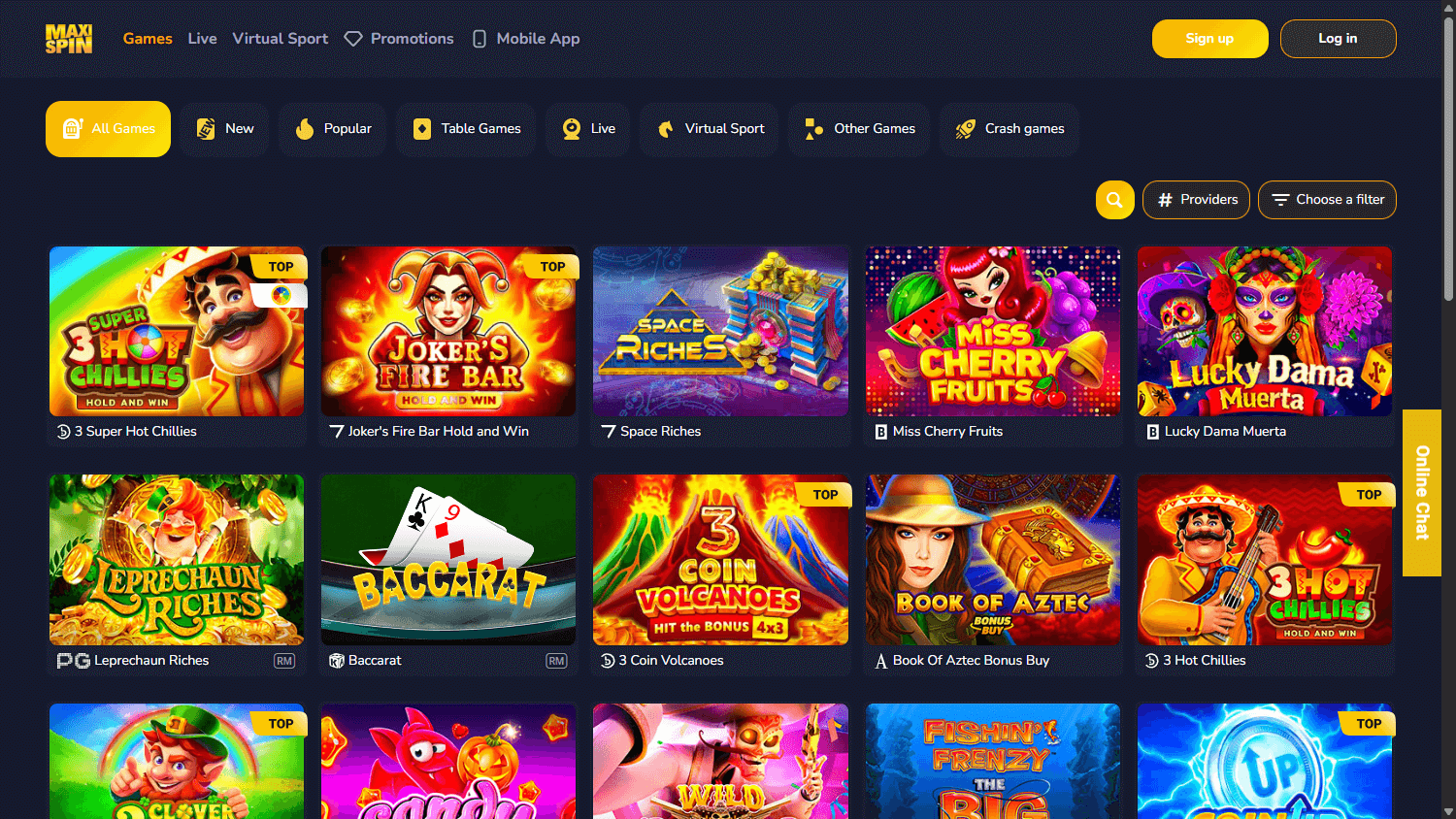 maxispin_casino_game_gallery_desktop