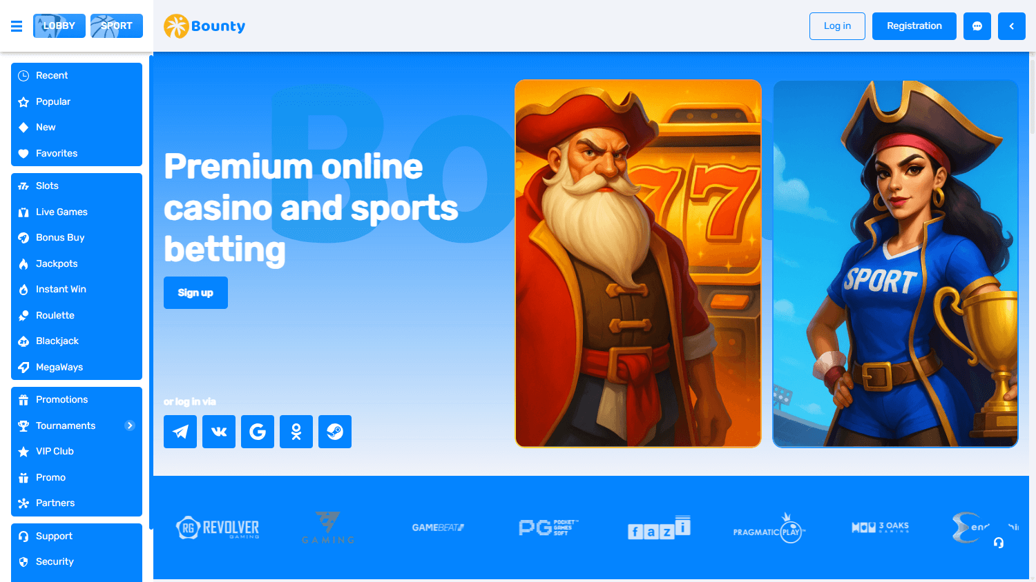 Bounty_Casino_homepage_desktop