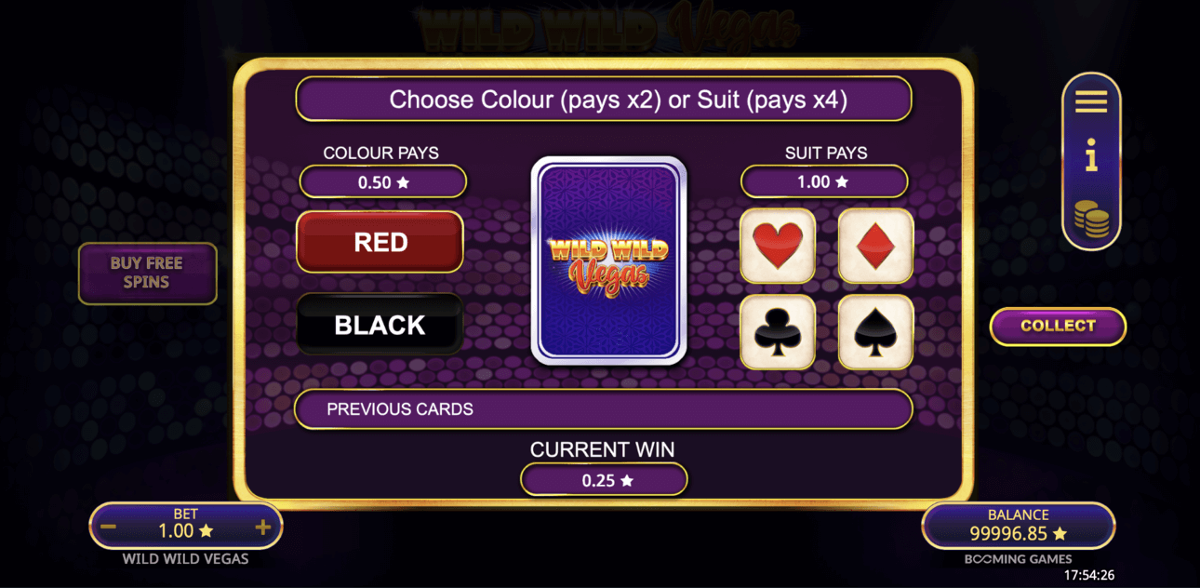 Wild Wild Vegas gamble