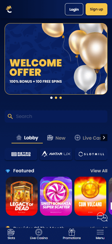 CoinKings_Casino_homepage_mobile