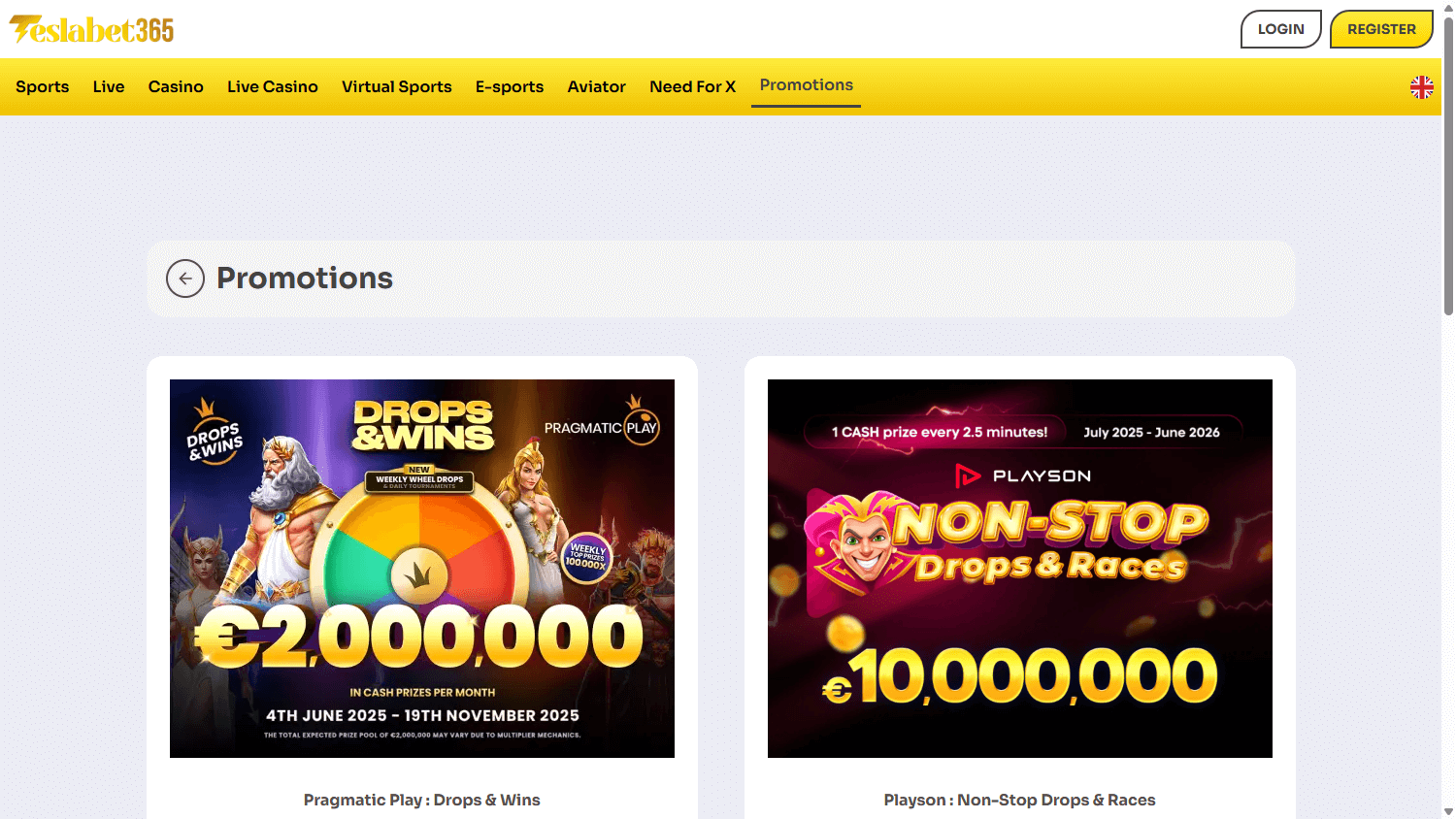 TeslaBet365_Casino_promotions_desktop