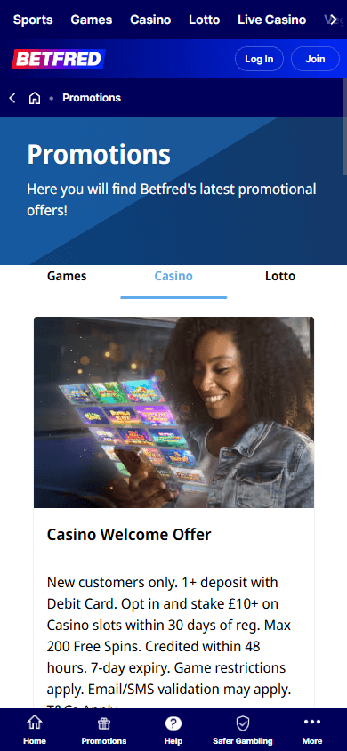 Betfred_Casino_promotions_mobile