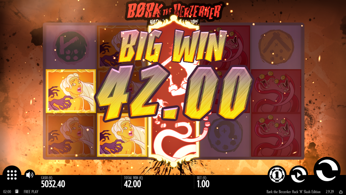Bork the Berzerker top symbol big win