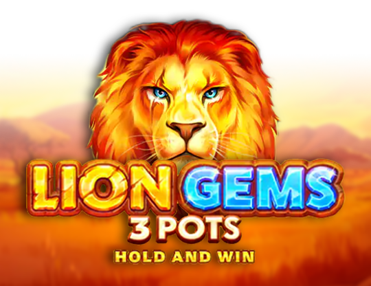 Lion Gems 3 Pots: Hold and Win
