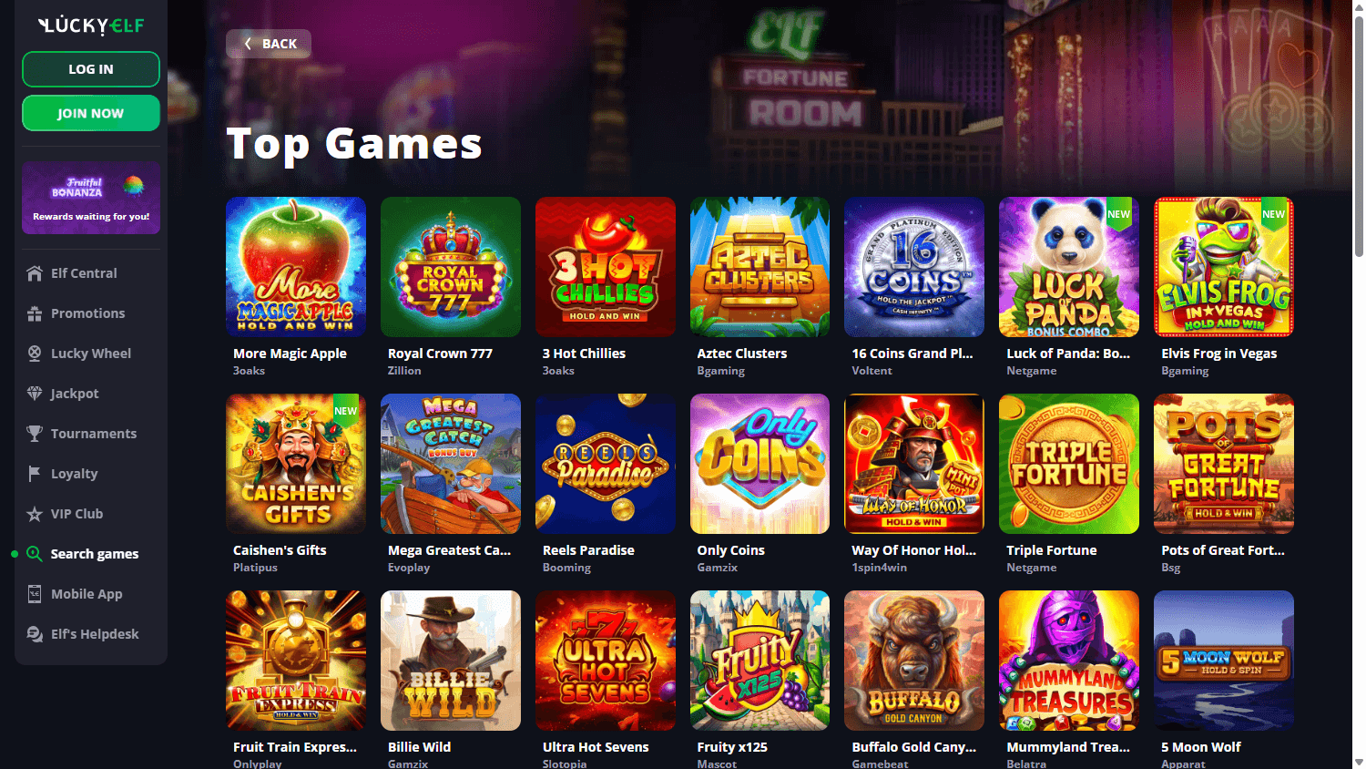 LuckyElf_Casino_game_gallery_desktop