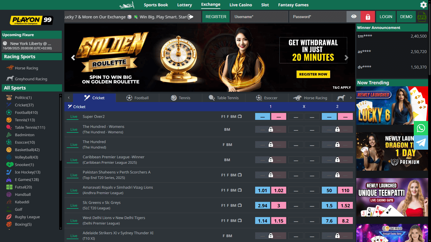 playon99_casino_homepage_desktop