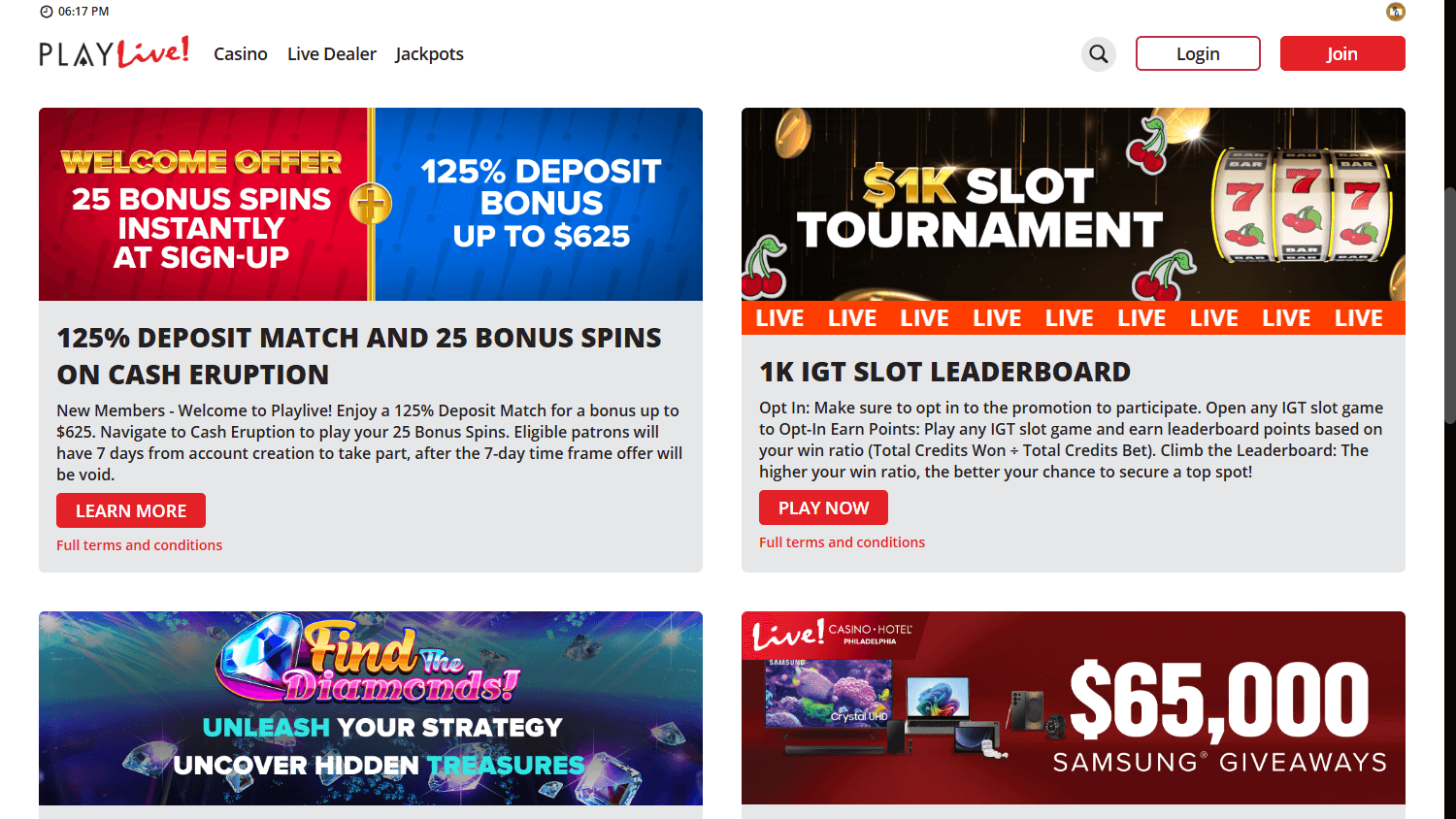 PlayLive!_Casino_PA_promotions_desktop