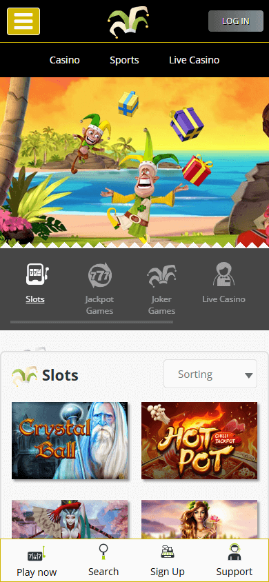 joker_casino_homepage_mobile