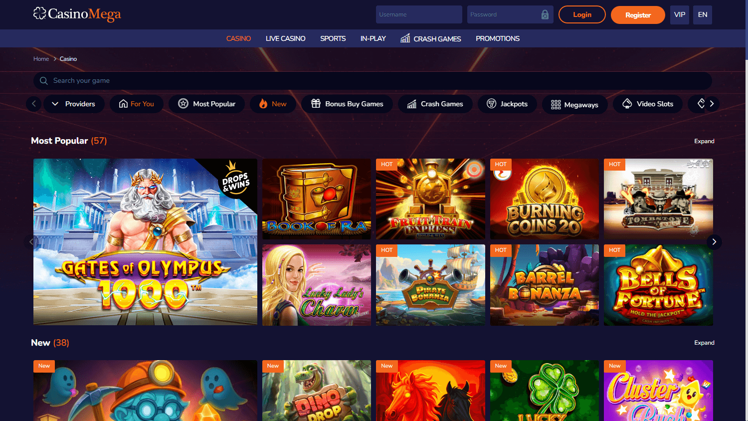 casinomega_homepage_desktop