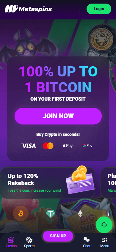 Metaspins_Casino_homepage_mobile