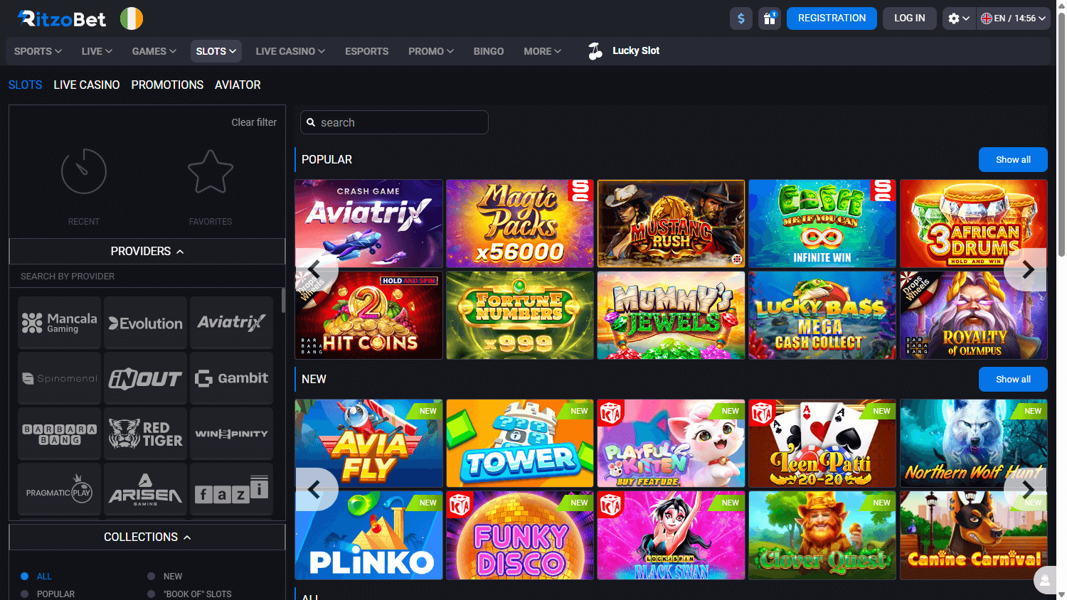 RitzoBet_Casino_game_gallery_desktop