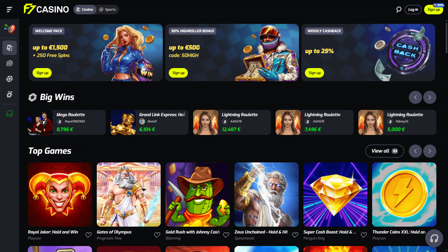 F7_Casino_homepage_desktop