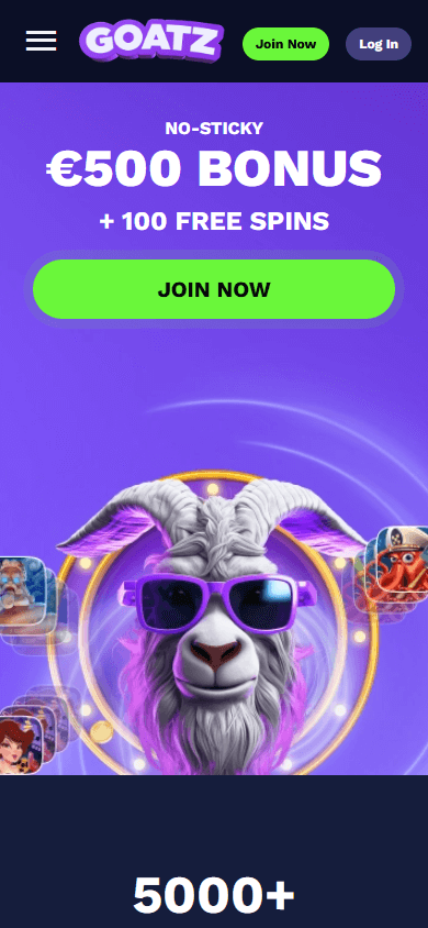 goatz_casino_homepage_mobile