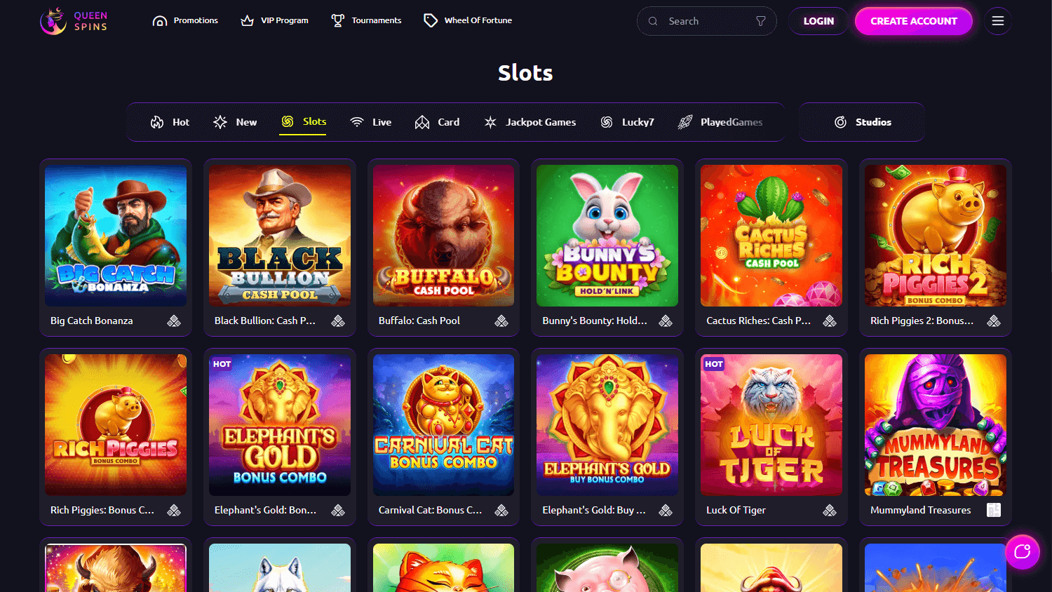 Queenspins_Casino_game_gallery_desktop