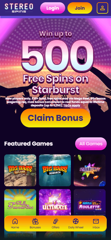 Stereo_Spins_Casino_homepage_mobile