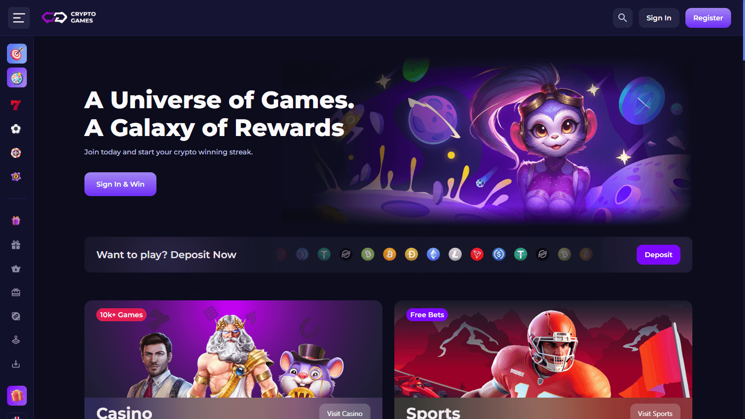 Crypto-Games.io_Casino_homepage_desktop
