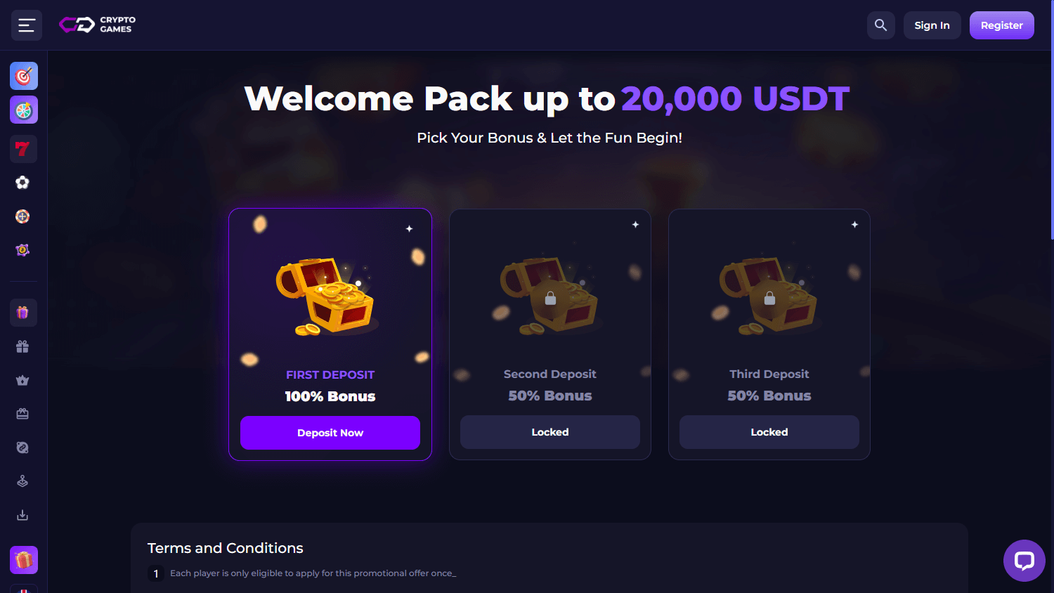 Crypto-Games.io_Casino_promotions_desktop