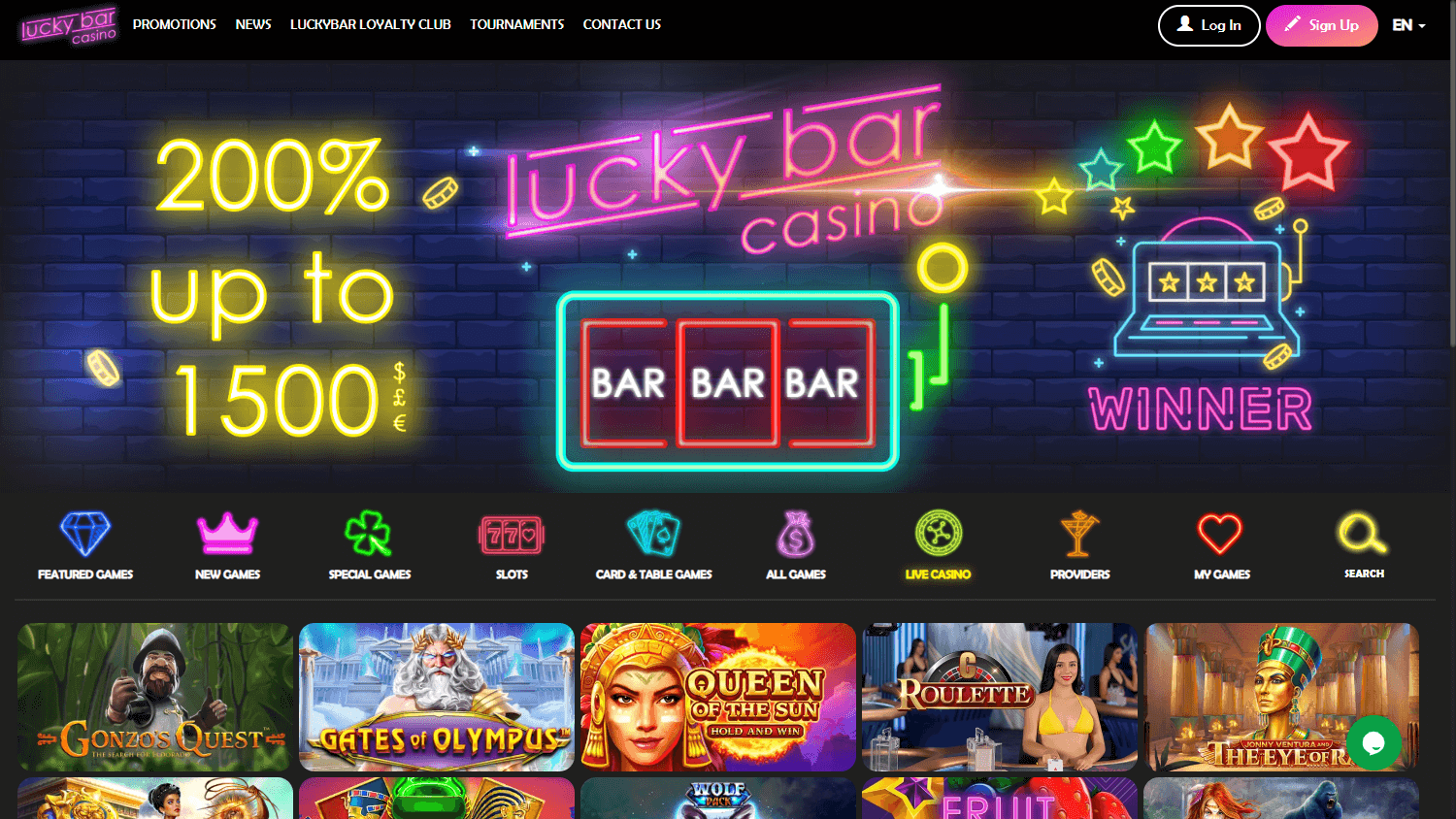 Lucky_Bar_Casino_homepage_desktop