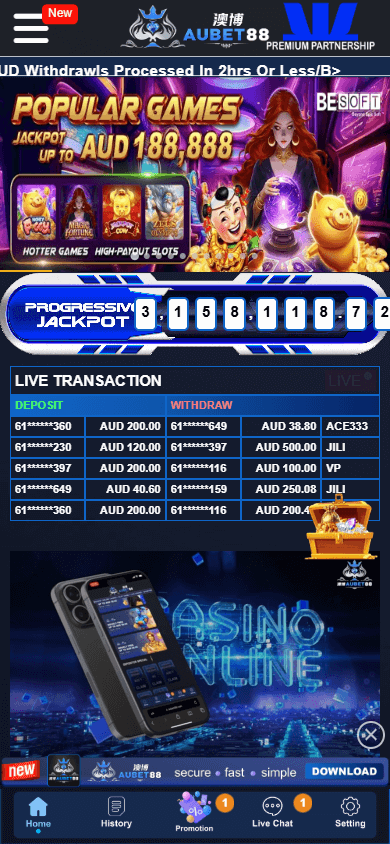 aubet88_casino_homepage_mobile