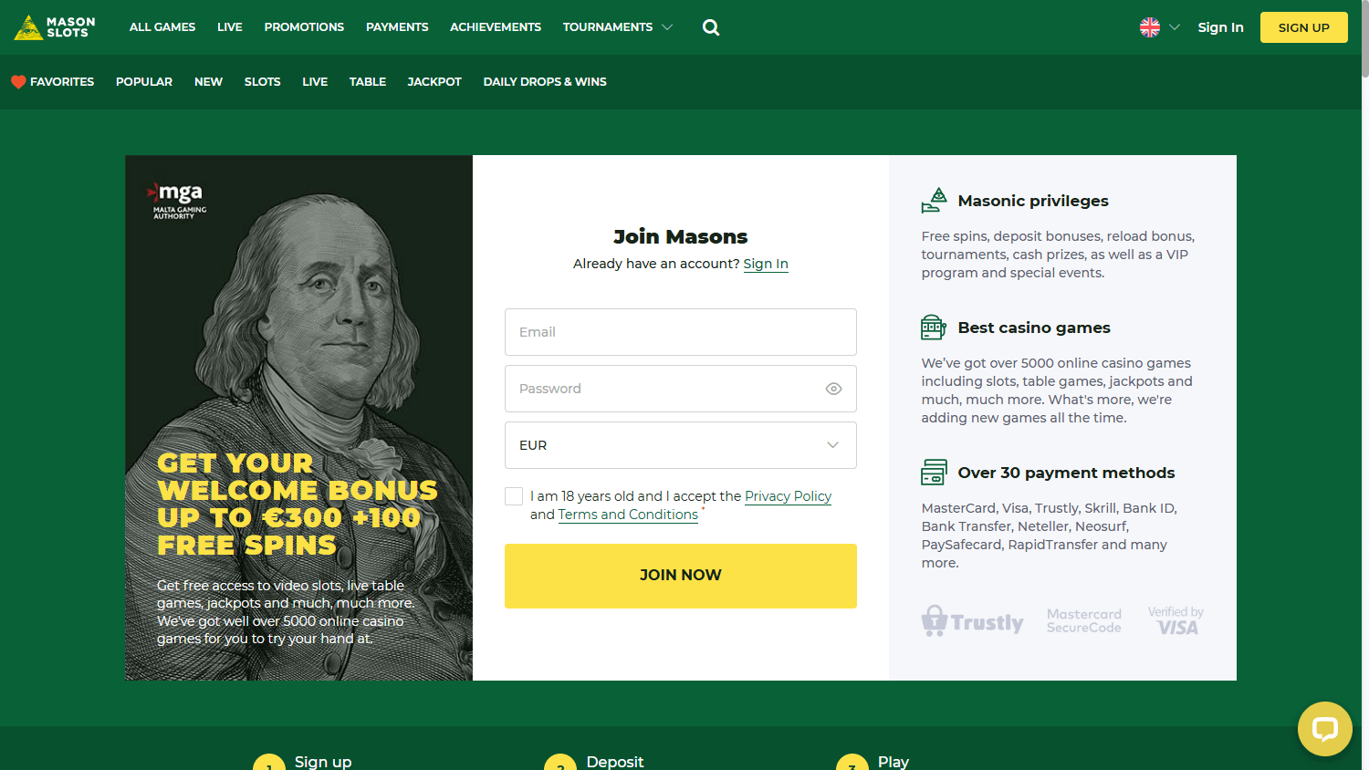 mason_slots_casino_homepage_desktop