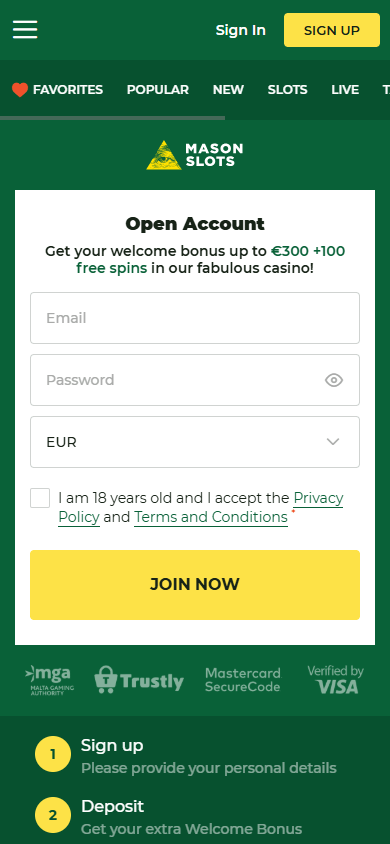 mason_slots_casino_homepage_mobile