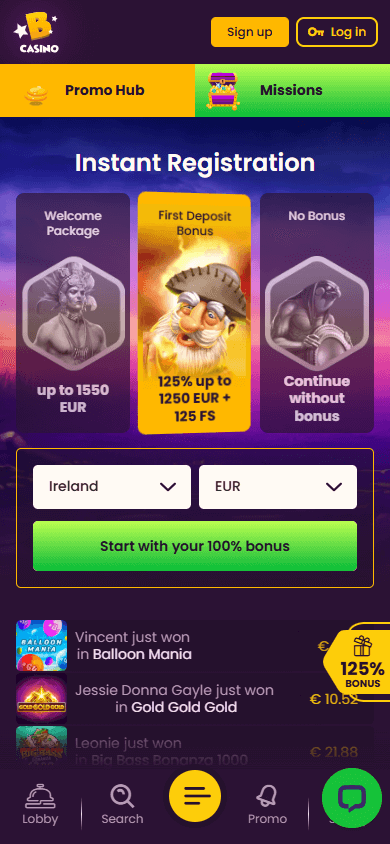 bizzo_casino_homepage_mobile