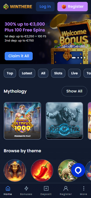 winthere_casino_homepage_mobile
