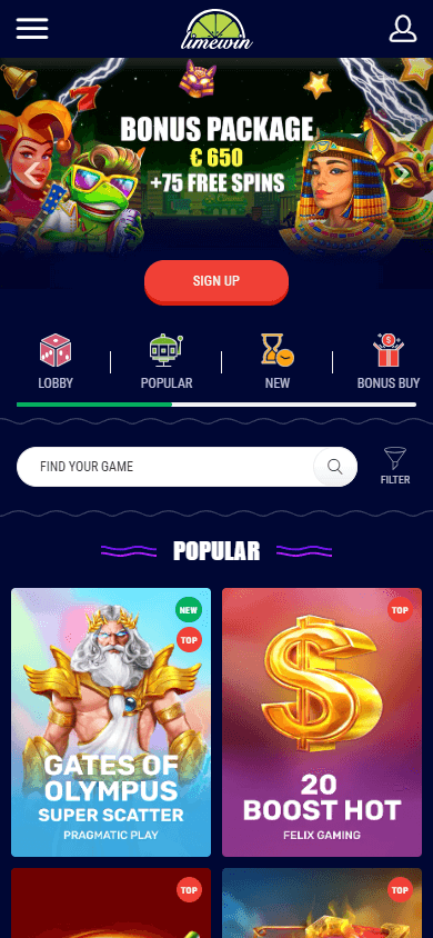 limewin_casino_homepage_mobile
