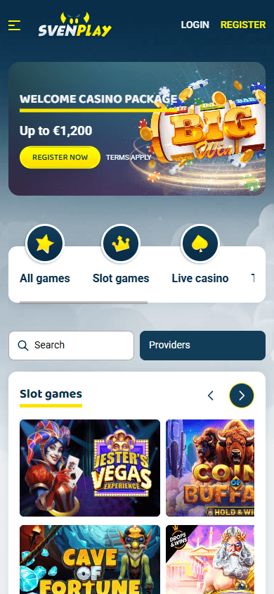 Svenplay_Casino_homepage_mobile