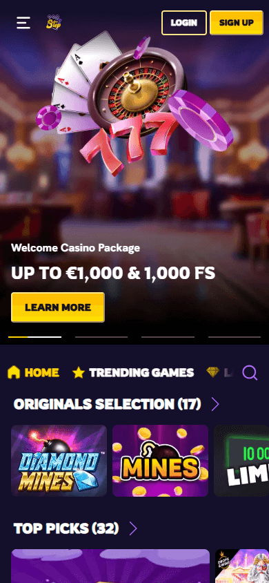 onestep_casino_homepage_mobile