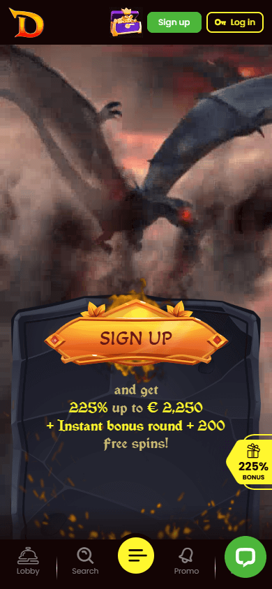 DragonSlots_Casino_homepage_mobile