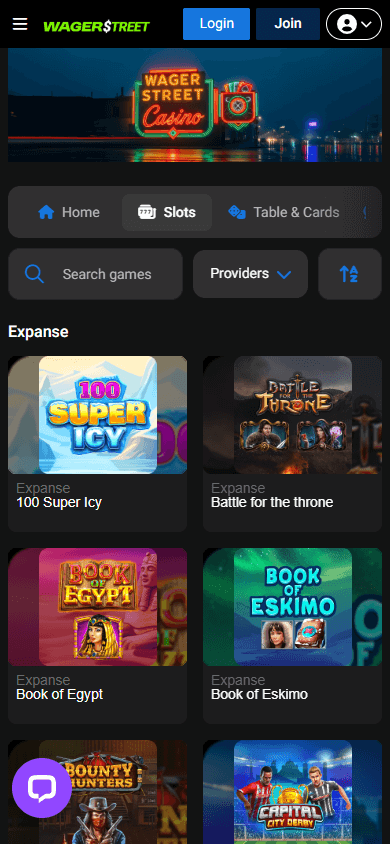 Wager_Street_Casino_game_gallery_mobile