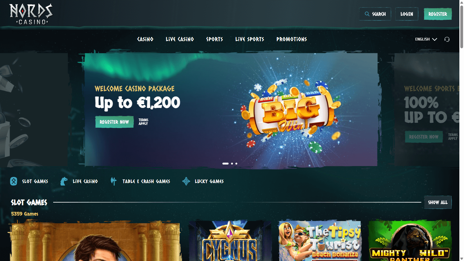 Nords_Casino_homepage_desktop