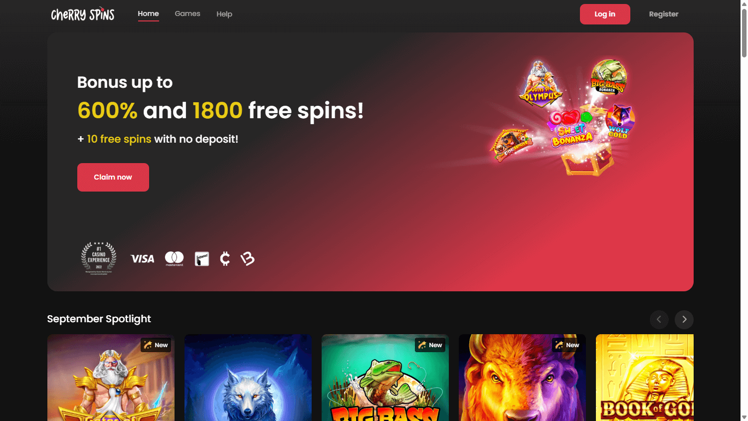 Cherry_Spins_Casino_homepage_desktop