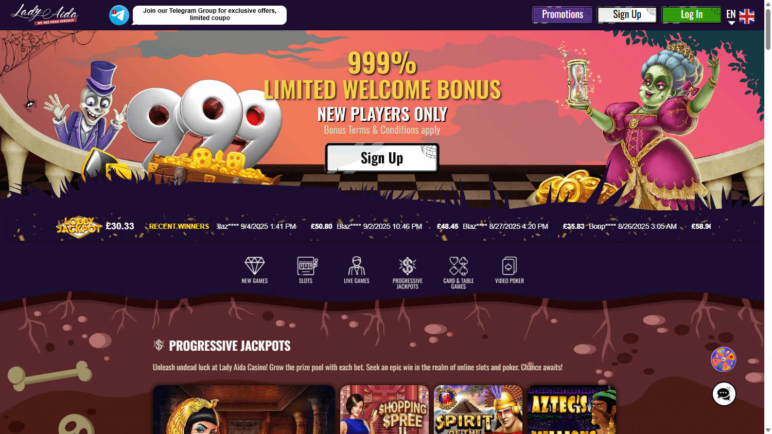 Lady_Aida_Casino_homepage_desktop