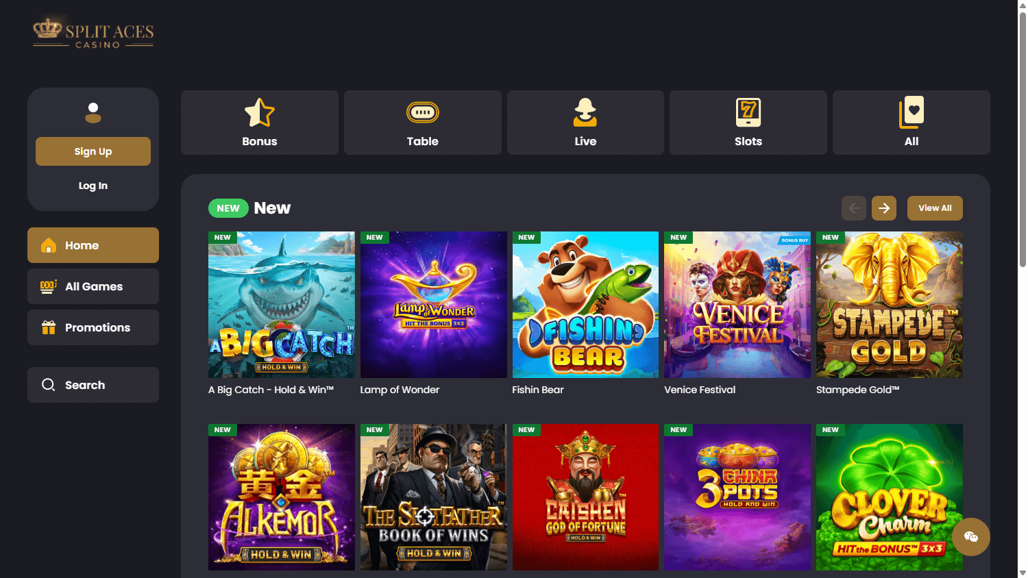 Split_Aces_Casino_homepage_desktop