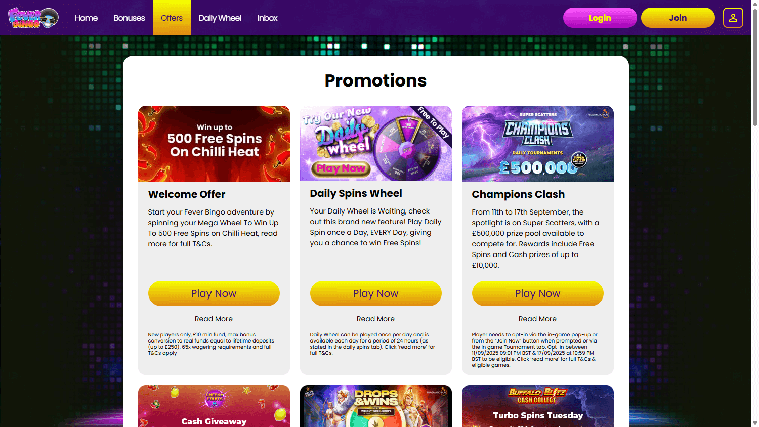 Fever_Bingo_Casino_promotions_desktop