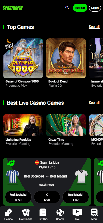 sportospin_casino_homepage_mobile
