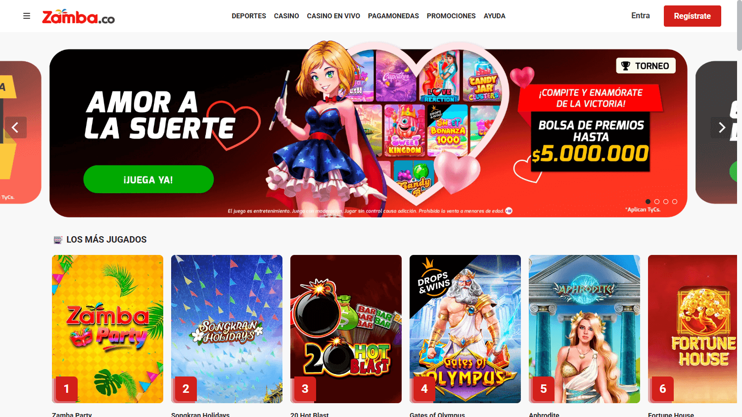 zamba_casino_homepage_desktop