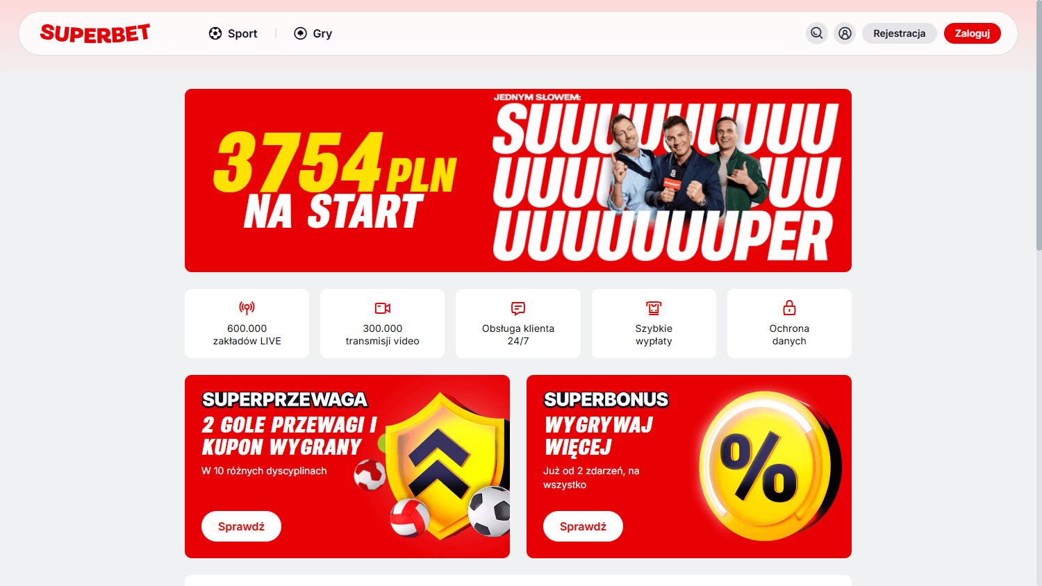 superbet_casino_pl_homepage_desktop