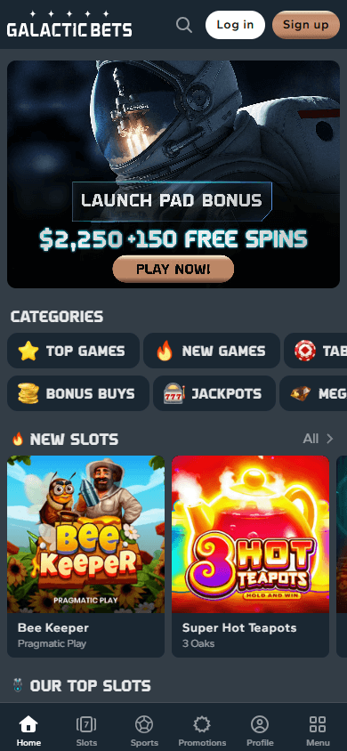 galactic_bets_casino_homepage_mobile
