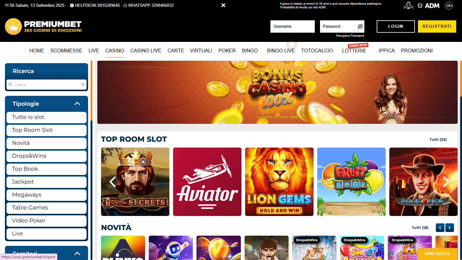 PremiumBet_Casino_game_gallery_desktop