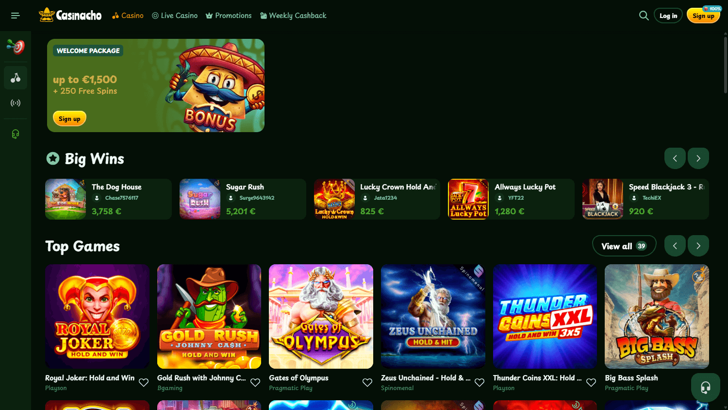 casinacho_casino_homepage_desktop