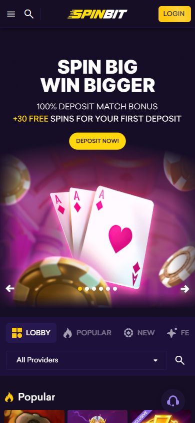 spinbit_casino_homepage_mobile