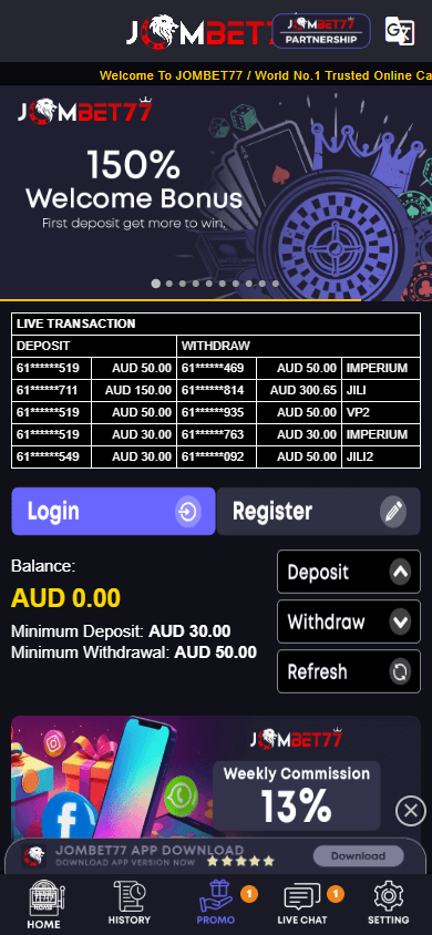 jombet77_casino_homepage_mobile