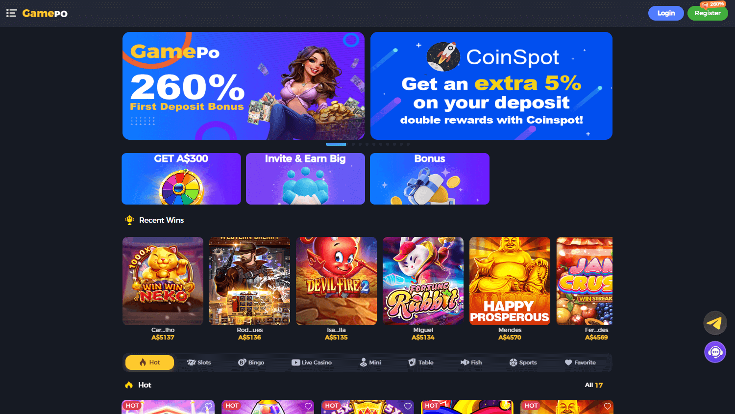gamepo_casino_homepage_desktop